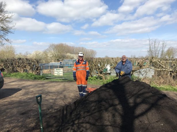 Compost delivery to Bluntisham allotments