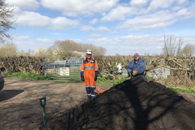 Compost delivery to Bluntisham allotments
