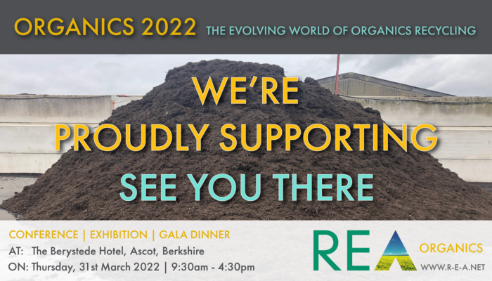 Organics Conference social tile REA Organics 2022 Conference